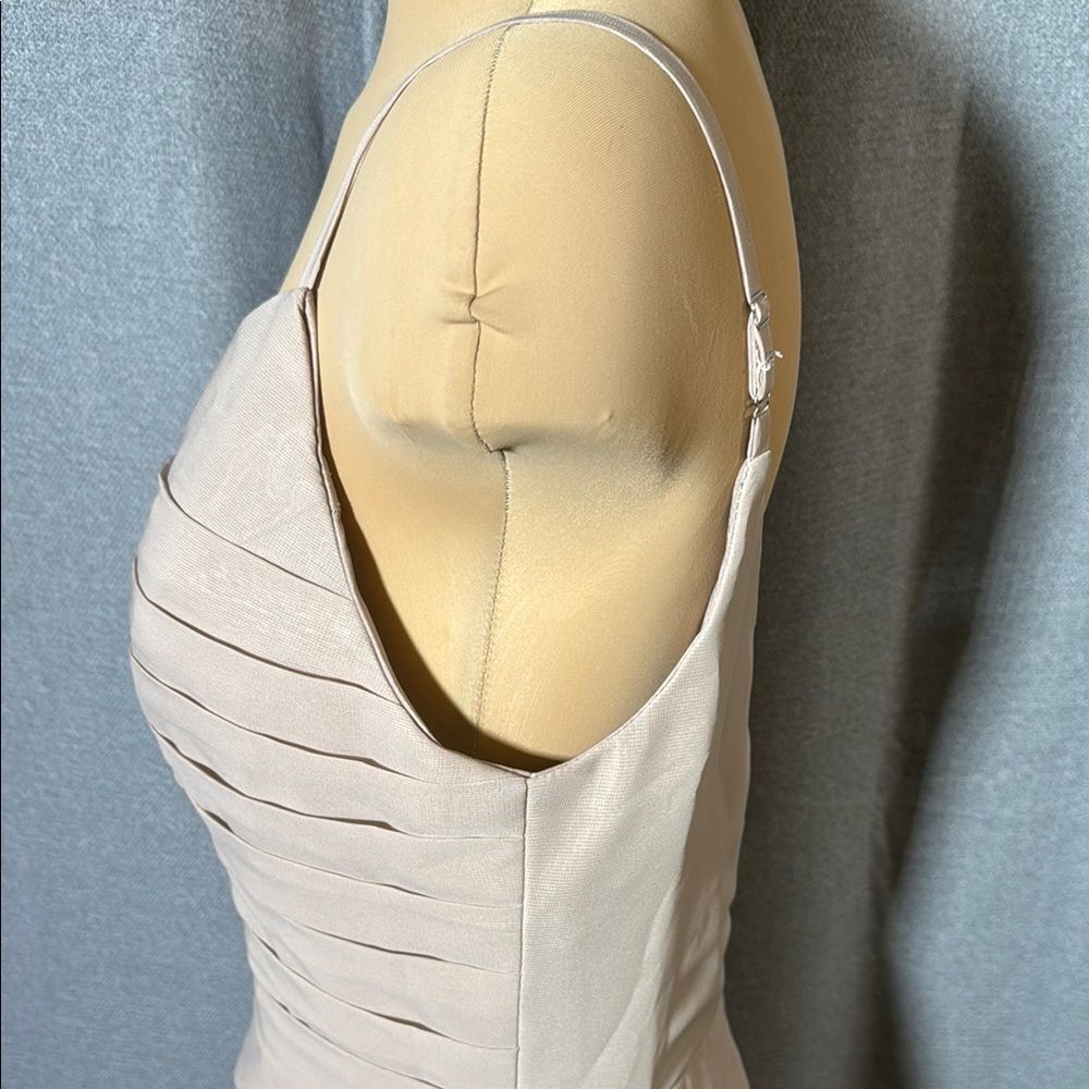 B X Z Elegant Cream Evening Gown - Picture 7 of 11